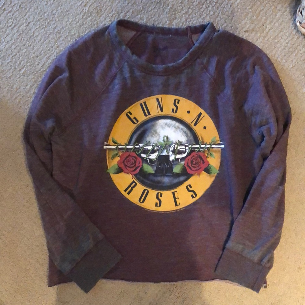 Guns and roses sweater